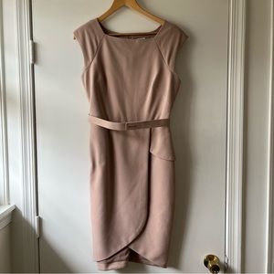 The Limited Pink Cap Sleeve Tulip Dress - Size 6
